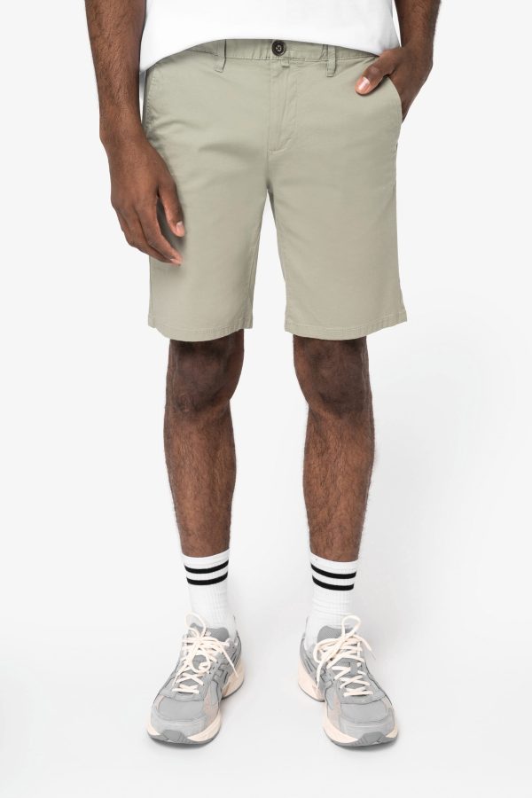 Bermuda chino eco-responsável de homem