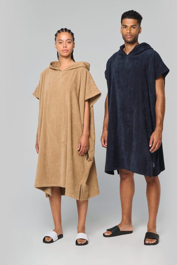 Poncho turco com capuz unissexo