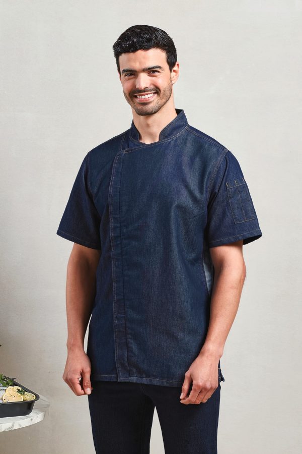 Jaleca chef de cozinha “Zip close”
