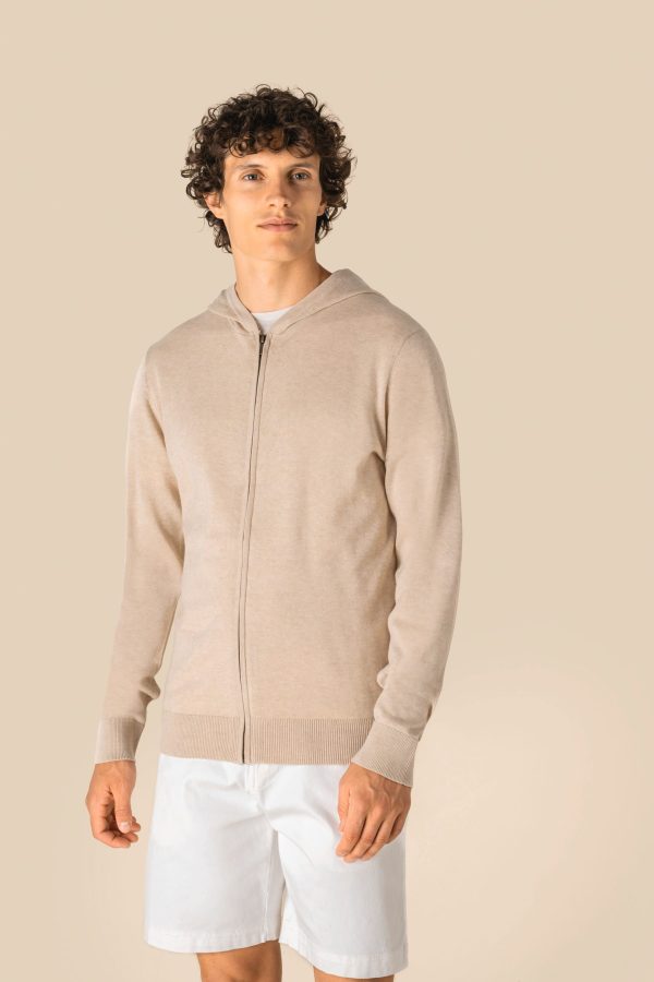 Camisola eco-responsável com capuz em liocel de homem