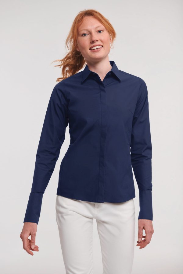 Camisa de senhora de manga comprida Ultimate Stretch