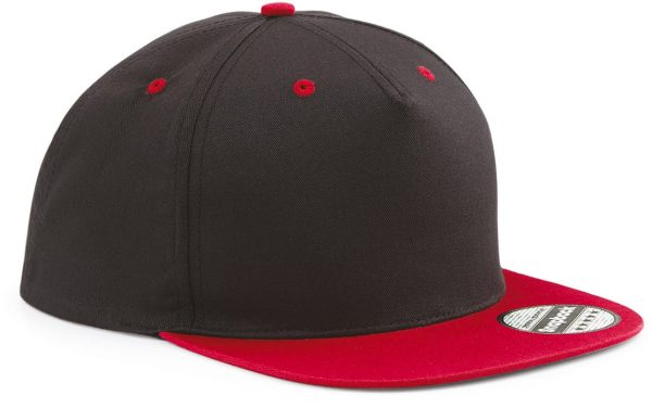 Boné Snapback com contraste - 5 painéis