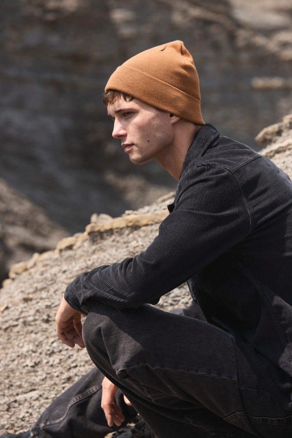 Gorro em malha com dobra - K-up Gold Label