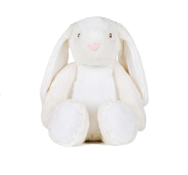 Coelho de peluche com fecho