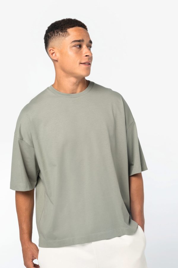 T-shirt eco-responsável boxy com ombros descaídos de homem