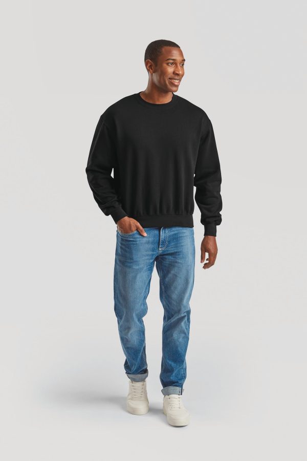 Sweatshirt com decote redondo para homem
