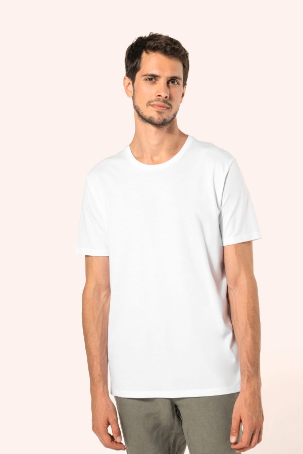 T-shirt Supima® decote redondo de manga curta de homem