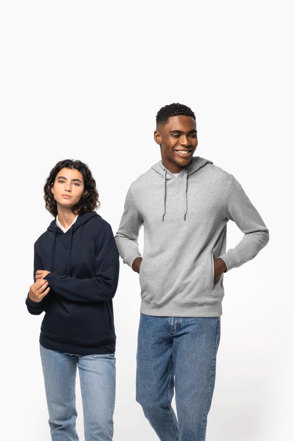 Sweatshirt com capuz eco-responsável unissexo
