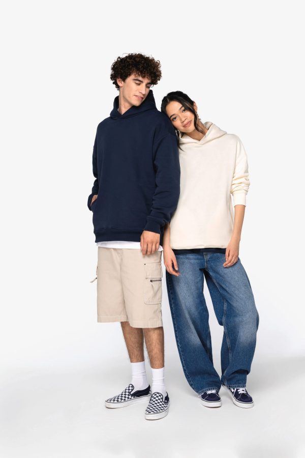 Sweatshirt eco-responsável com capuz oversize unissexo