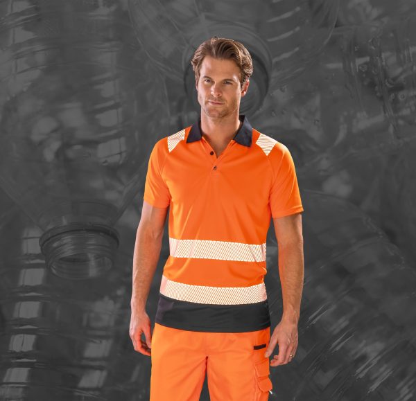 Polo de segurança de material reciclado