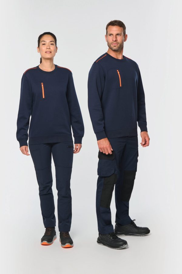 Sweatshirt Day To Day unissexo com bolso em contraste