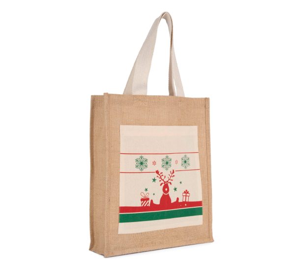 Saco de compras com motivos de Natal