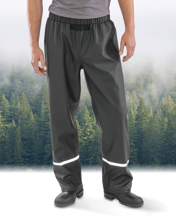 Calça Prism PU impermeável com faixas reflectoras