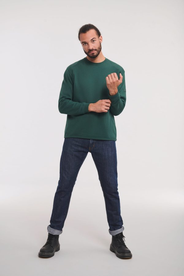 Sweatshirt com decote justo Heavy Duty