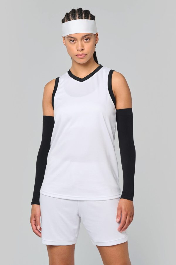 T-shirt de basquetebol de senhora