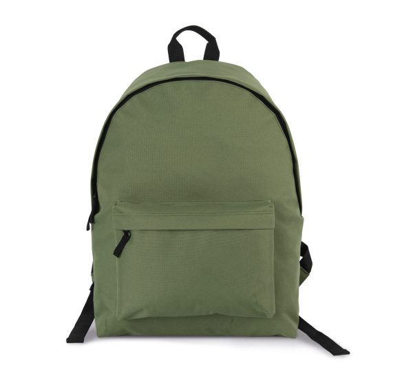 Mochila casual reciclada com bolso frontal