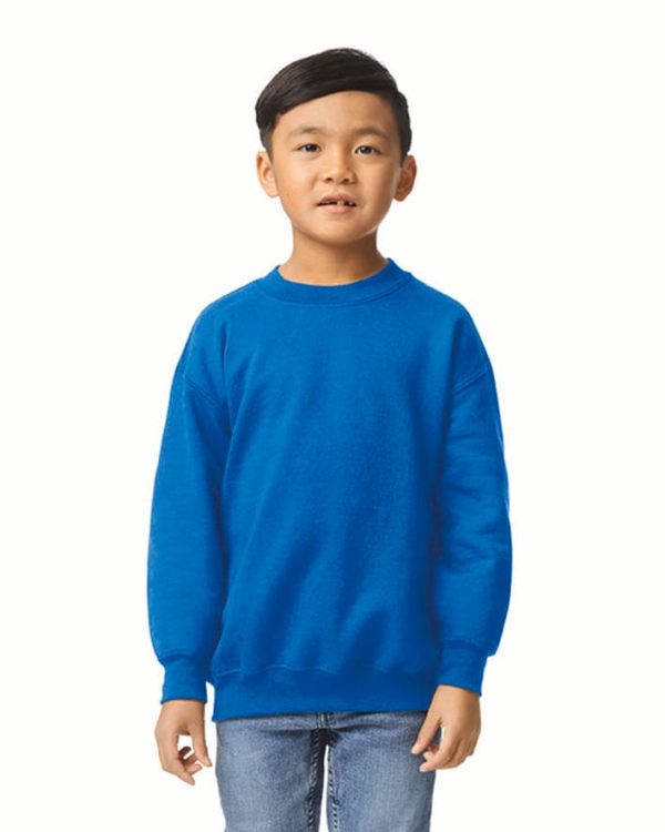 Sweatshirt de criança com decote redondo HEAVY BLEND™