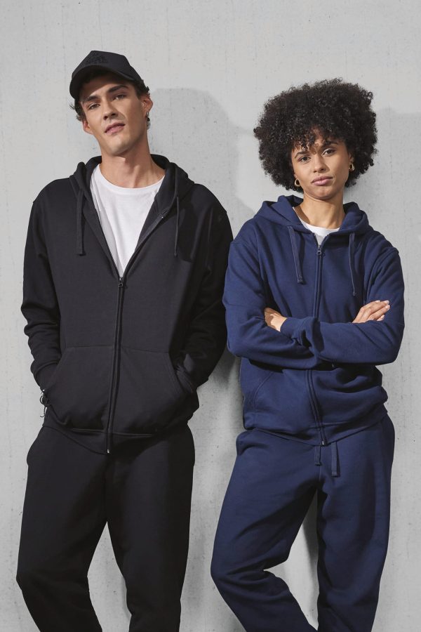 Sweatshirt com capuz e fecho ID.224 (50/50)