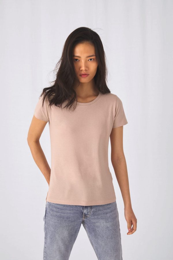 T-shirt Organic Inspire de senhora com decote redondo