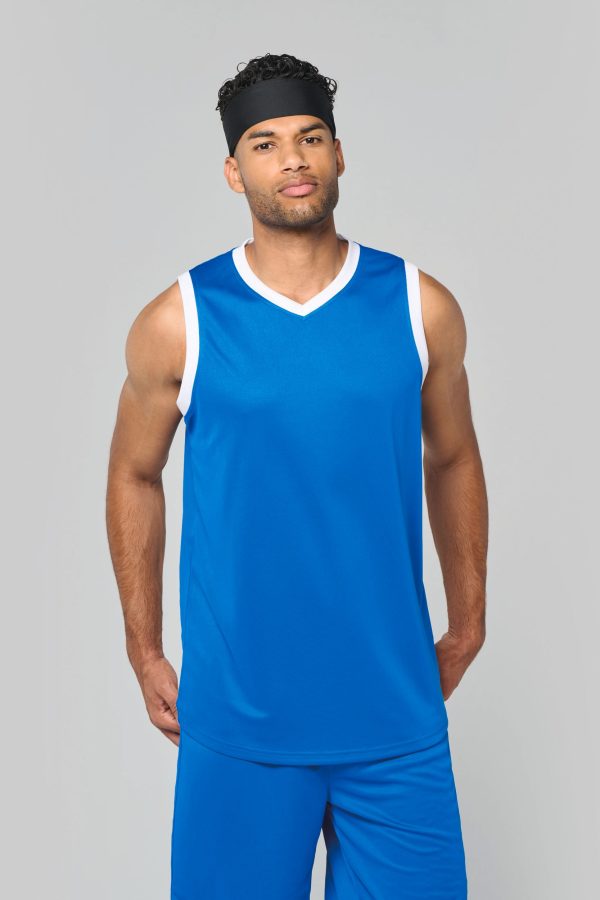 T-shirt de basquetebol de homem