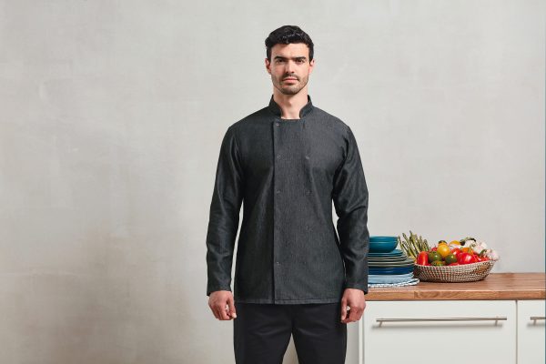 Jaleca Denim de chef de cozinha