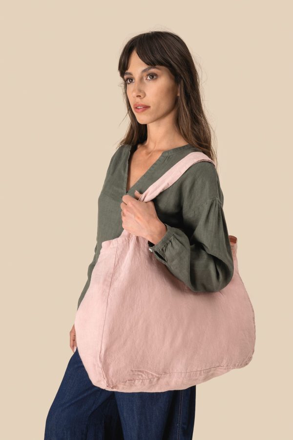 Saco de compras em linho
