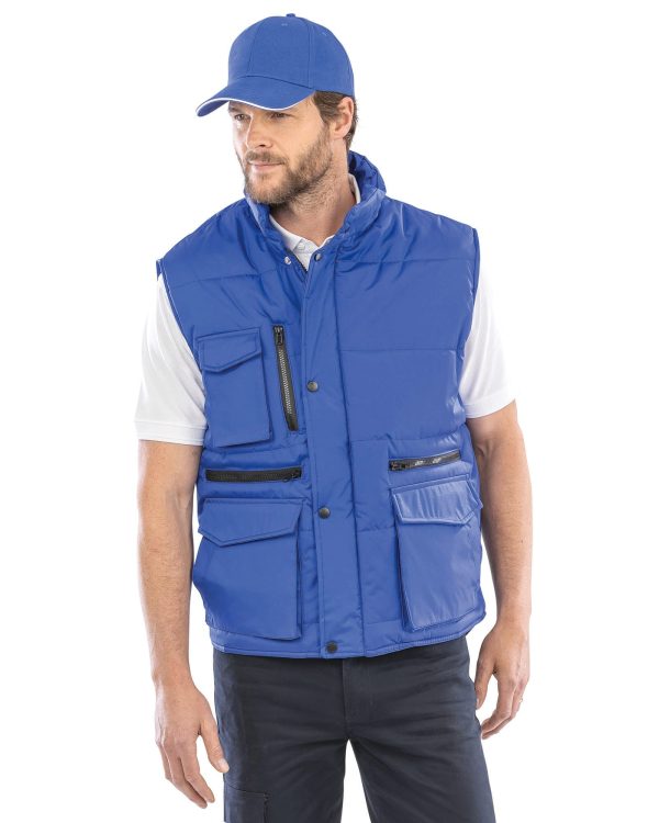 Colete acolchoado ripstop