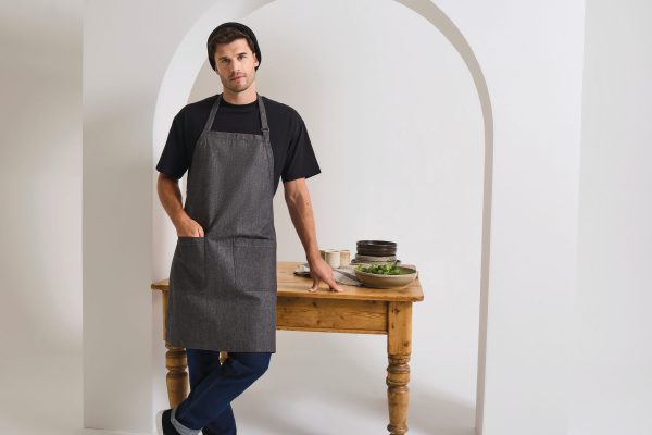 Avental denim biológico - comércio justo