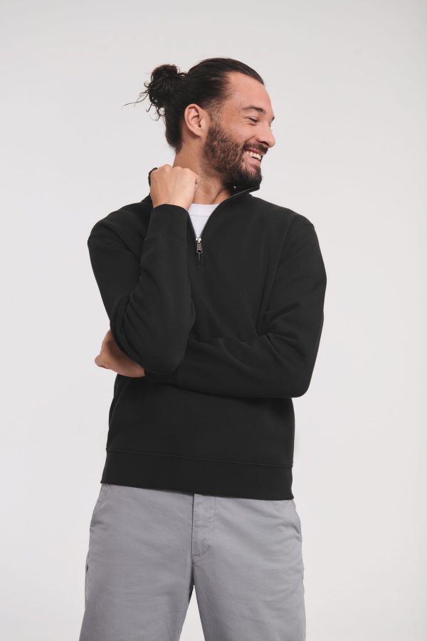 Sweatshirt com 1/2 fecho Authentic