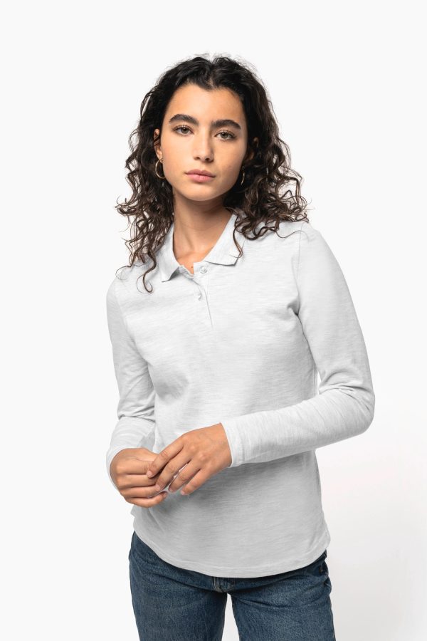 Polo de senhora manga comprida