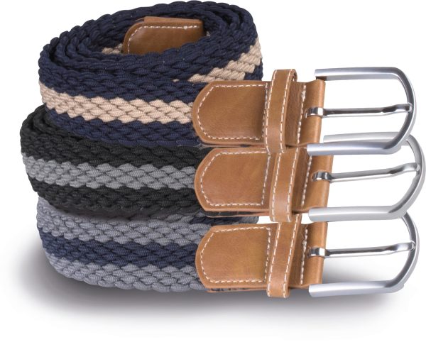 Cinto entrelaçado elástico