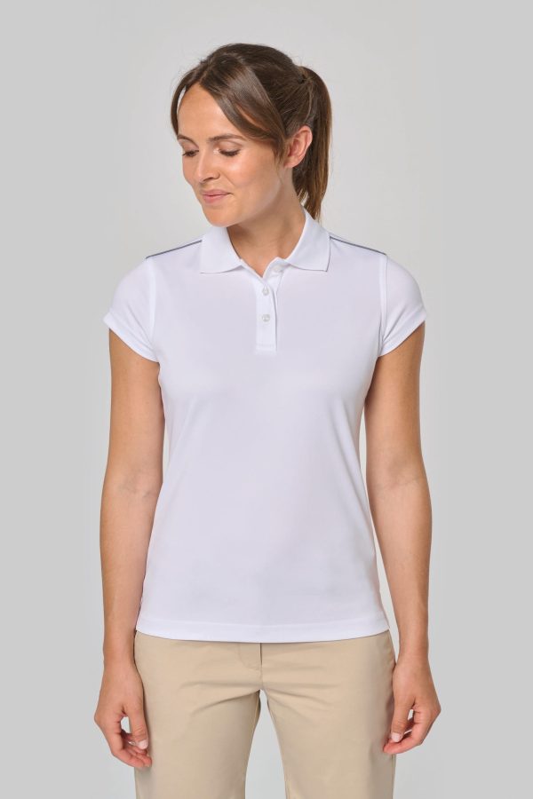 Polo de senhora de manga curta