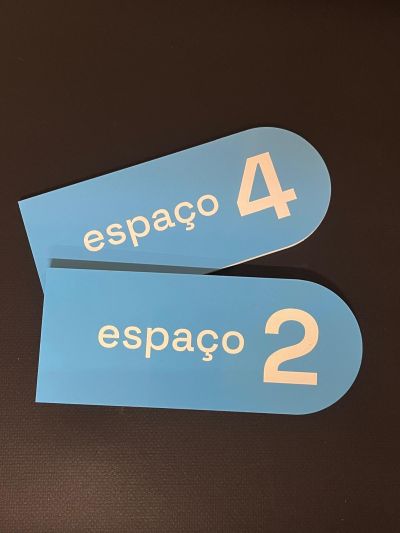 Placa Sinalização de Interior