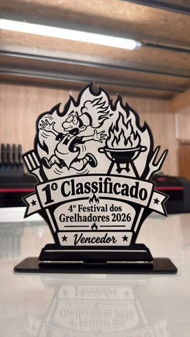 Troféu em Acrilico